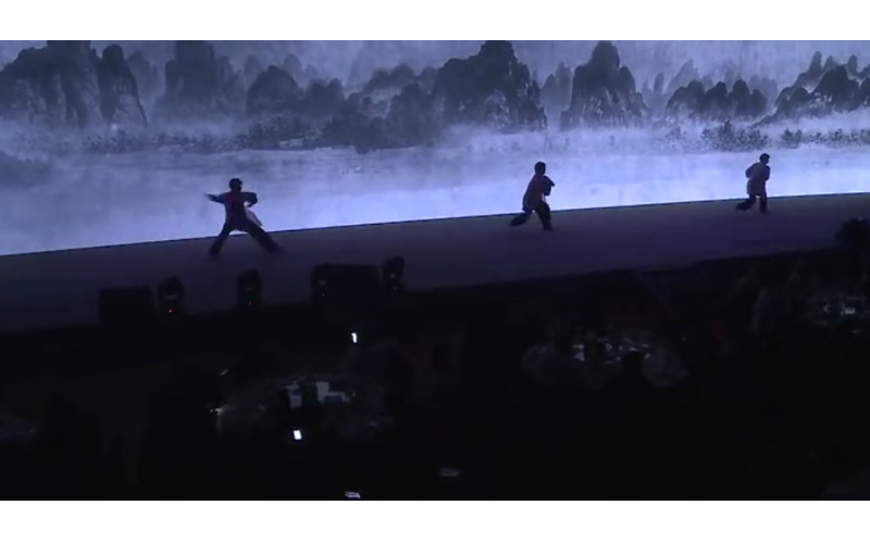 旭派電池2016年代理商大會太極墨韻表演